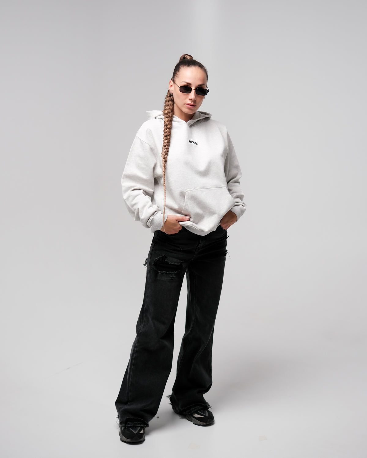 BRICKBOUND HOODIE | LIGHT GREY