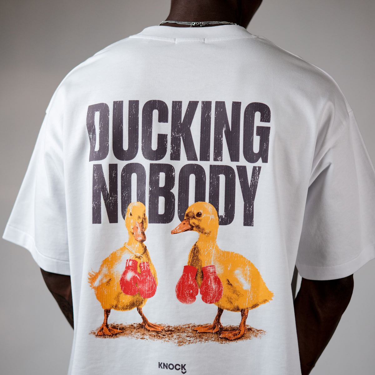 DUCKING NOBODY TEE | WHITE