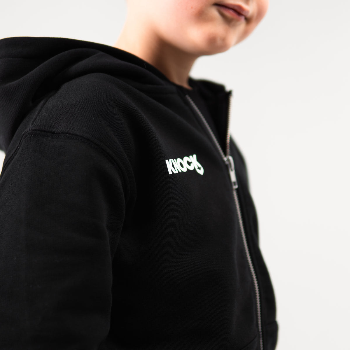 KIDS ASTROHIP ZIP HOODIE | BLACK