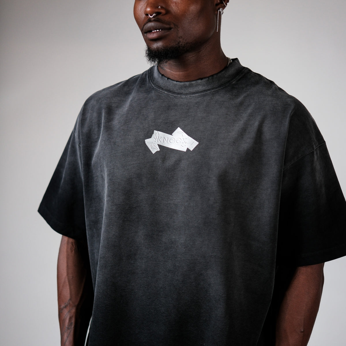 BLUEPRINT FADE TEE | VINTAGE BLACK