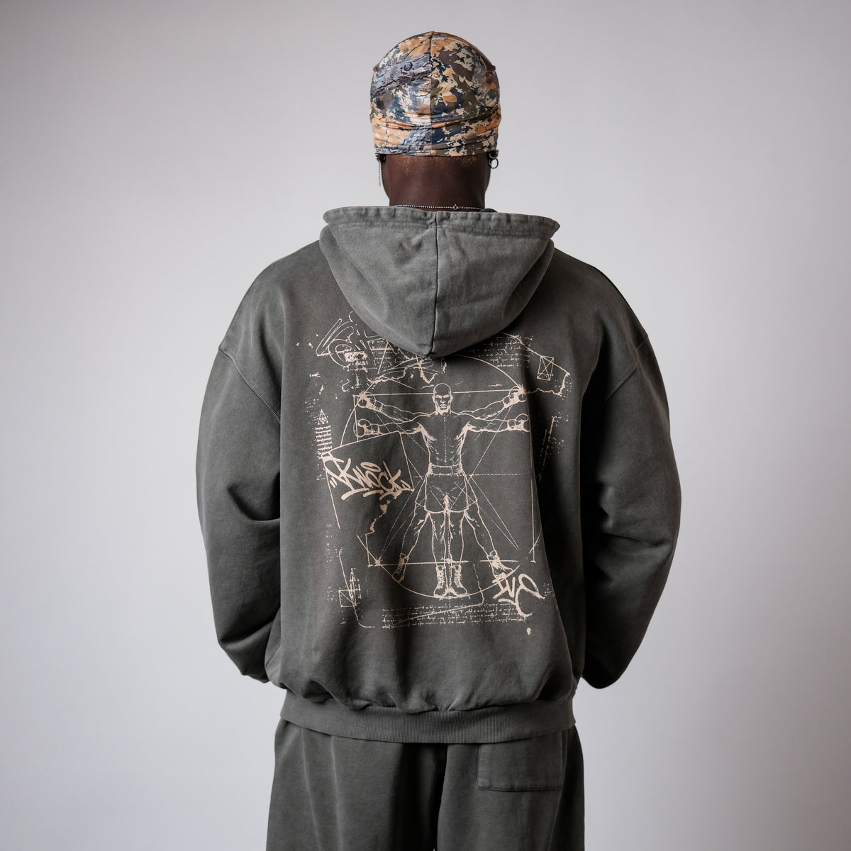 ASCENSION ZIP HOODIE | VINTAGE OLIVE