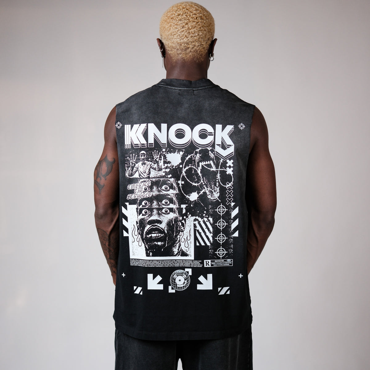 EMBRACE THE STRUGGLE SLEEVELESS TEE