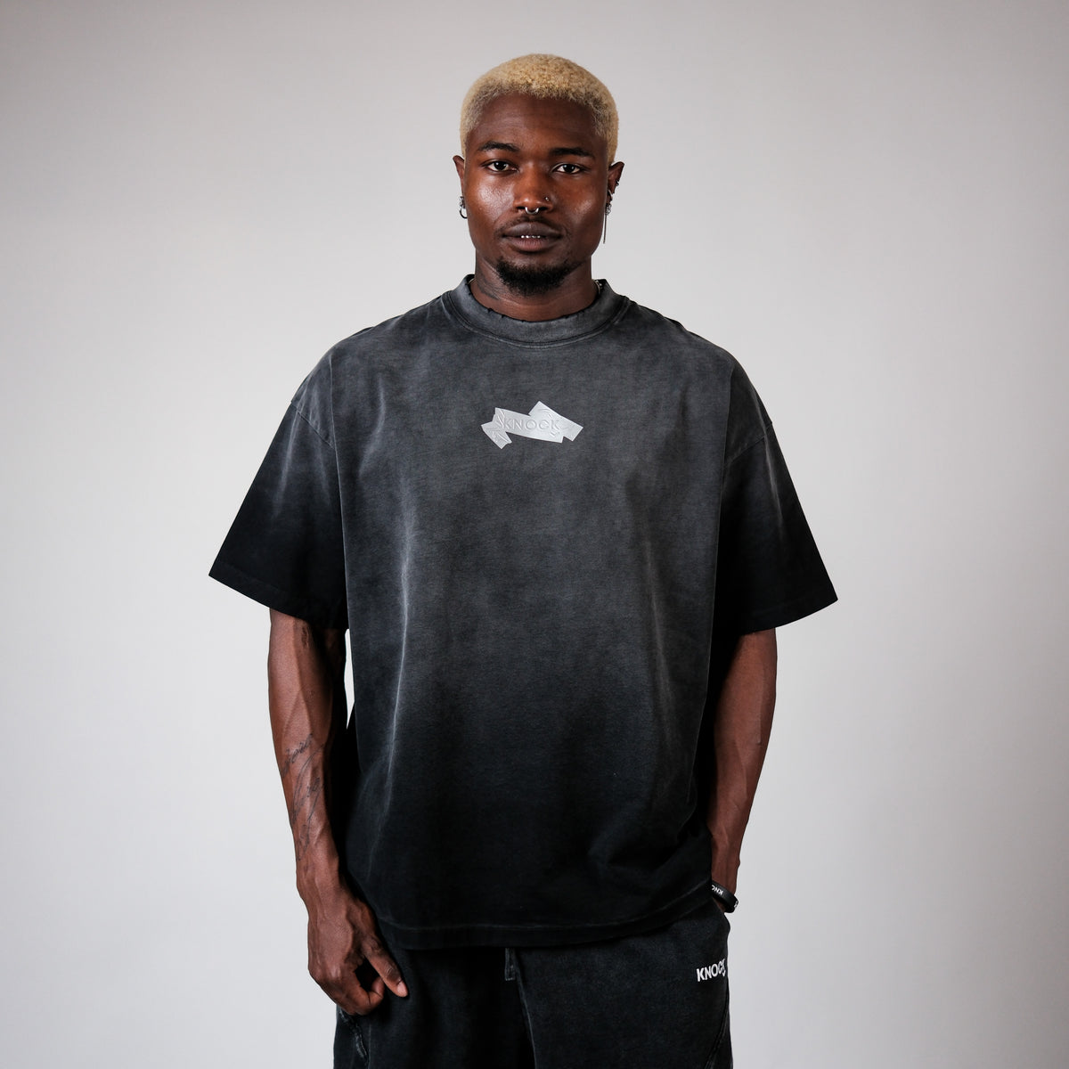 BLUEPRINT FADE TEE | VINTAGE BLACK
