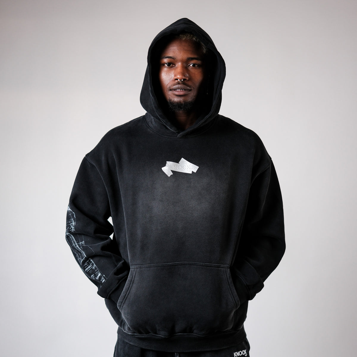 BLUEPRINT HOODIE | VINTAGE BLACK