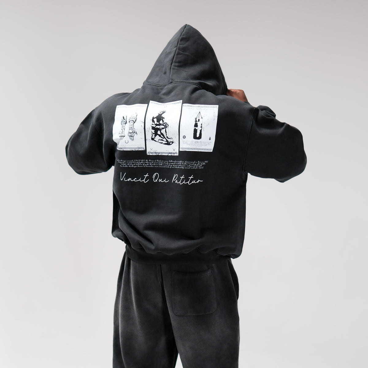 VINCIT QUI PATITUR ULTRA HEAVY HOODIE