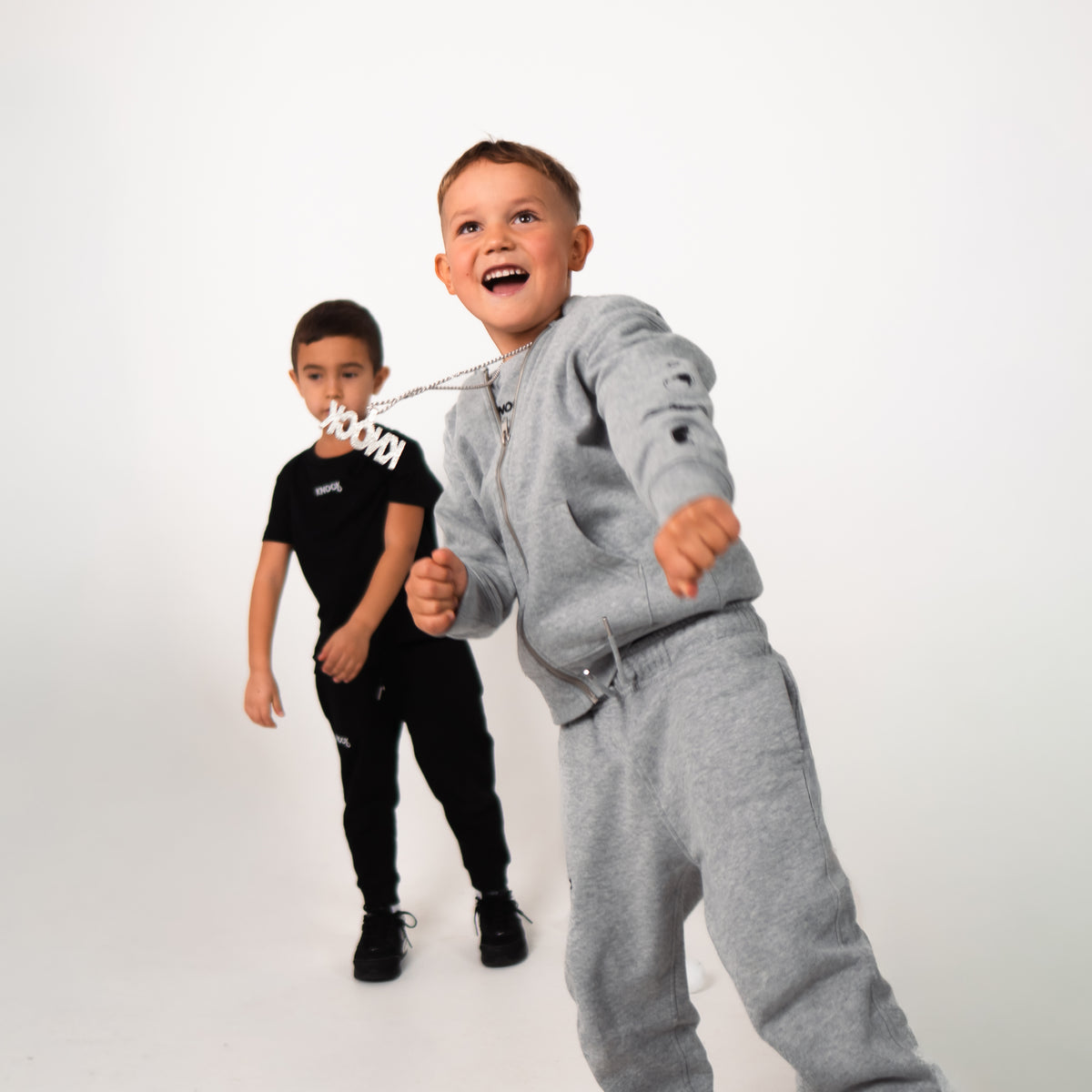 KIDS ASTROHIP ZIP HOODIE | GREY