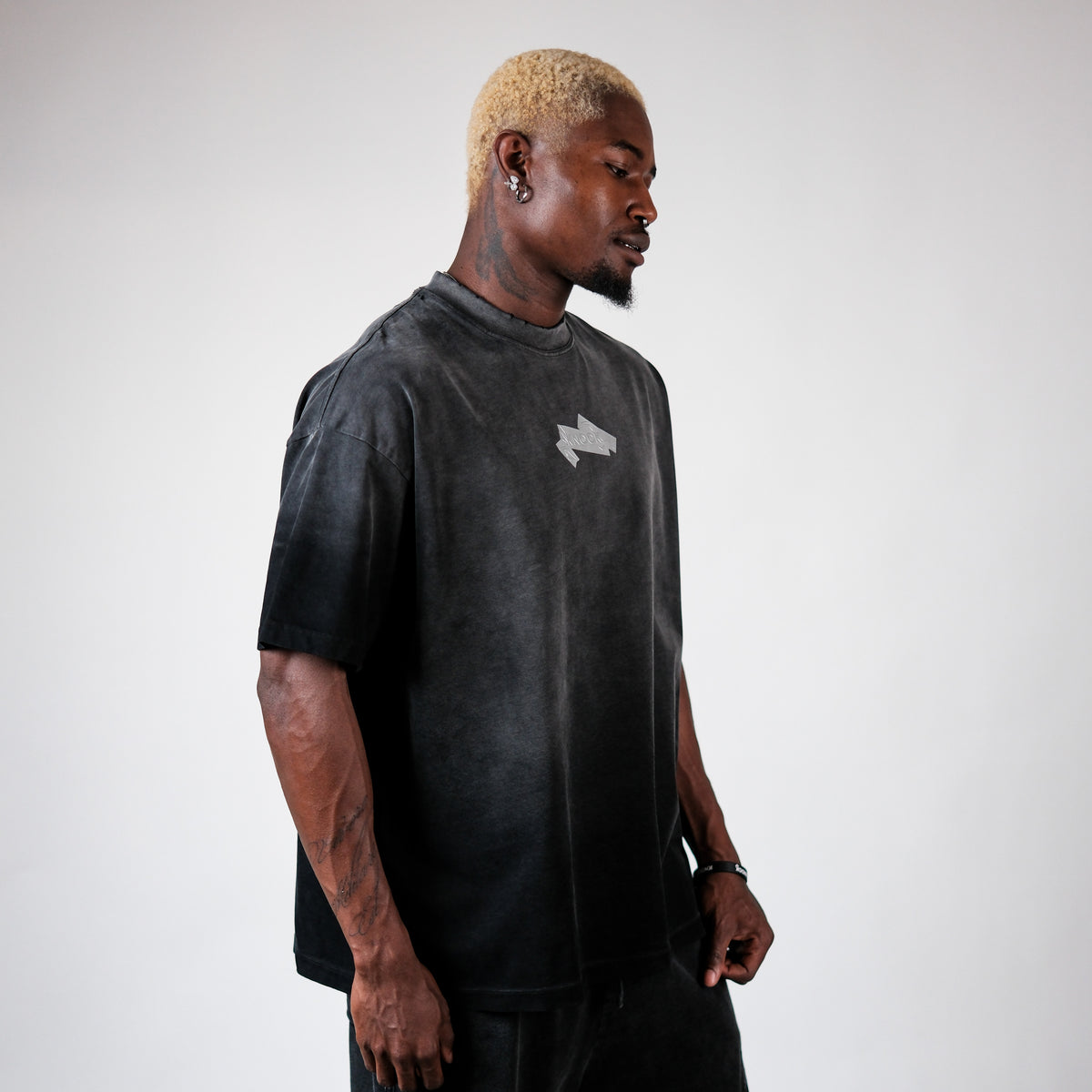 BLUEPRINT FADE TEE | VINTAGE BLACK