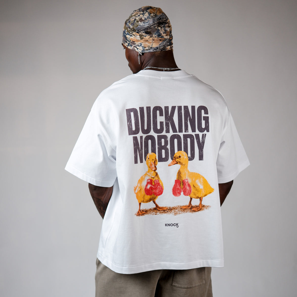 DUCKING NOBODY TEE | WHITE