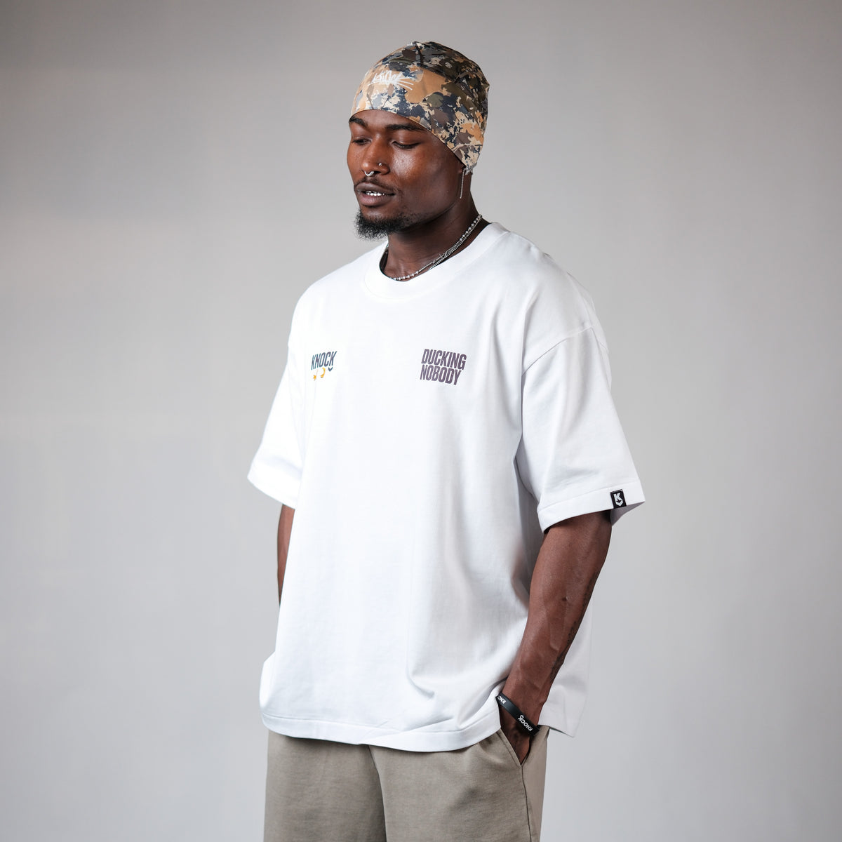 DUCKING NOBODY TEE | WHITE