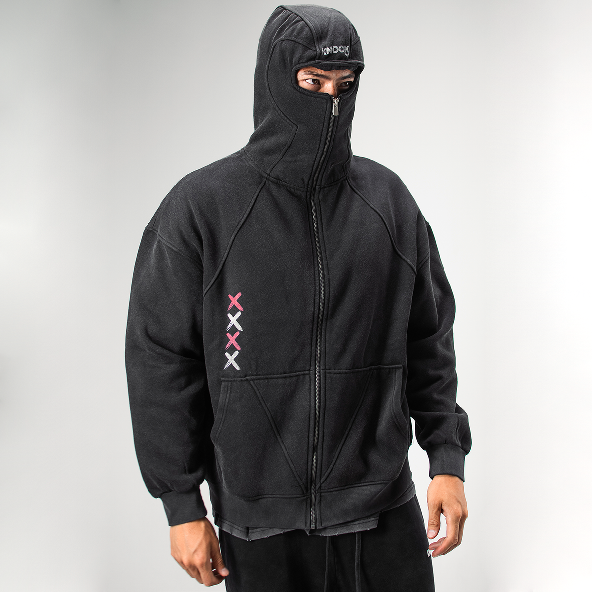 EMBRACE THE STRUGGLE 2.0 GHOST ZIP-UP HOODIE