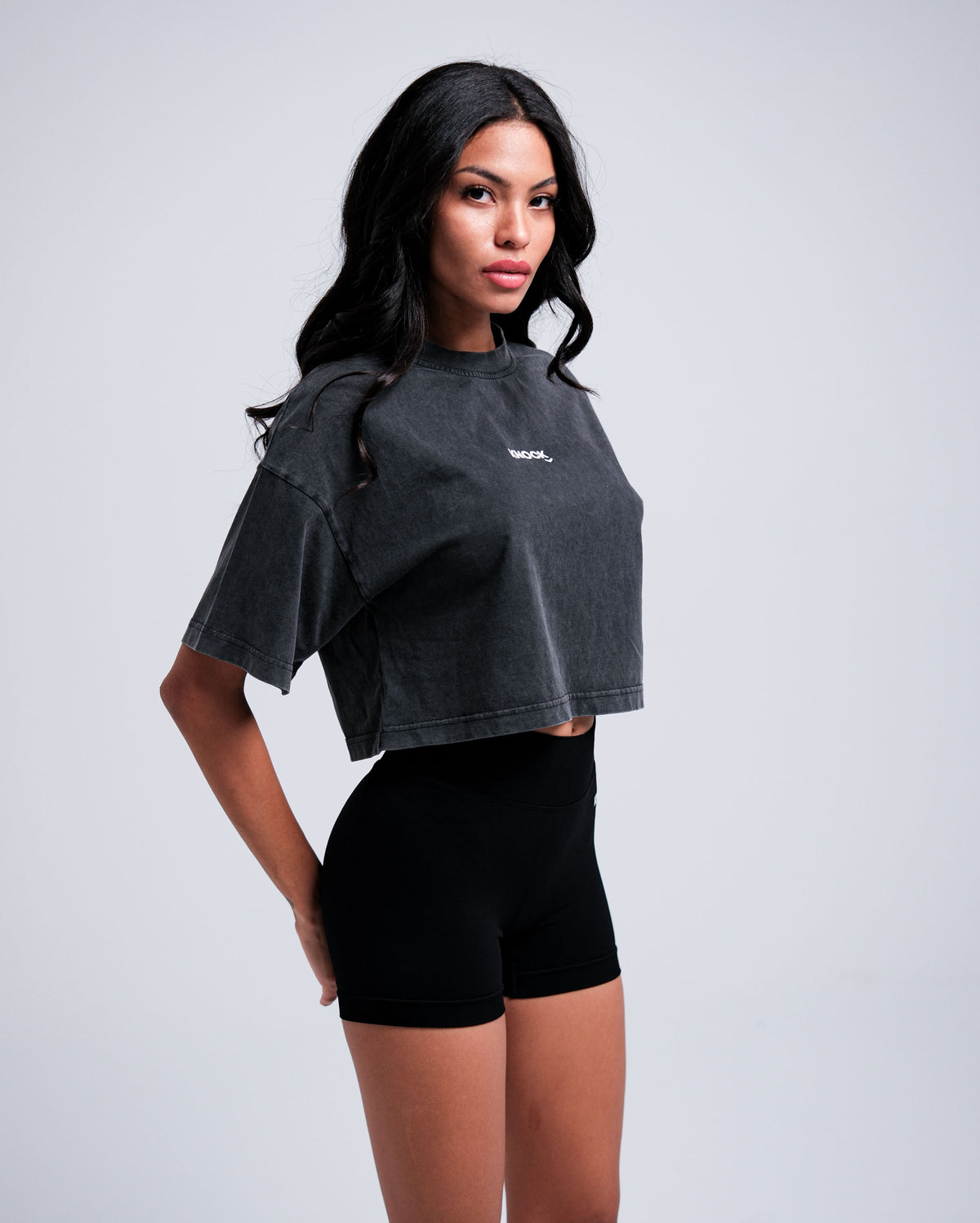 BRICKBOUND CROPPED TOP | VINTAGE BLACK
