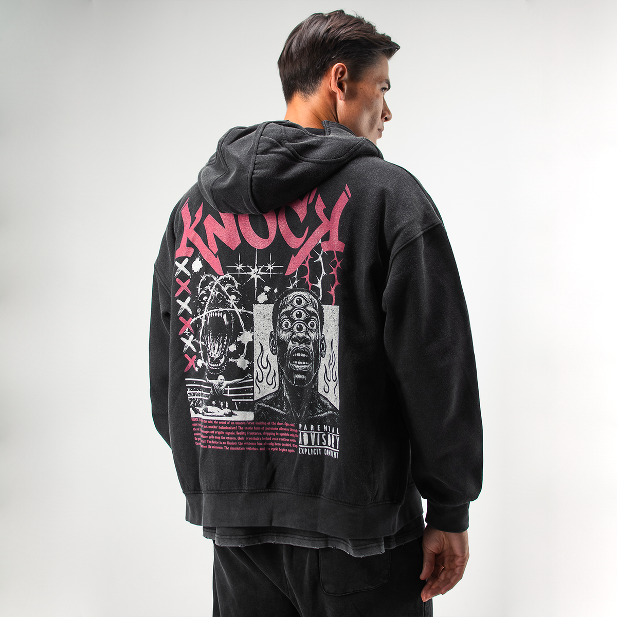 EMBRACE THE STRUGGLE 2.0 GHOST ZIP-UP HOODIE