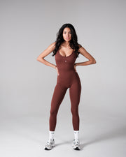ONE - PIECE JUMPSUIT LONG | BROWN
