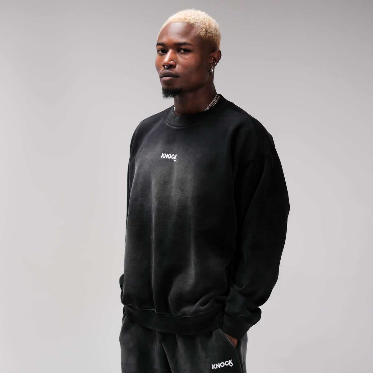BRICKBOUND FADE SWEATER | VINTAGE BLACK