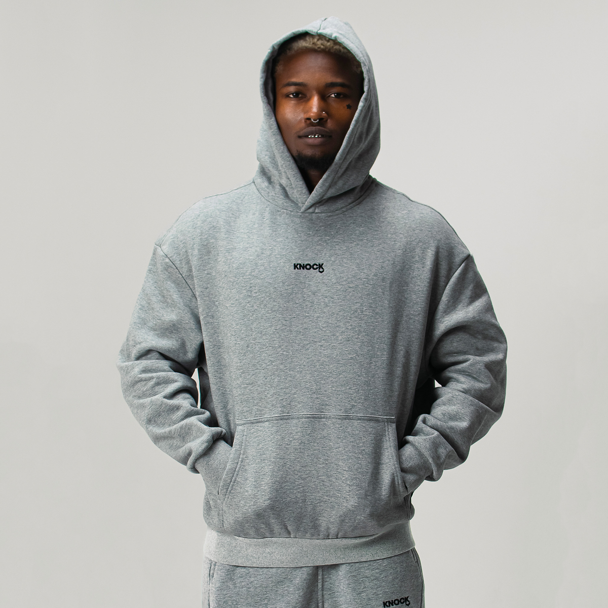 EMBRACE THE STRUGGLE SUPER HEAVY HOODIE | GREY