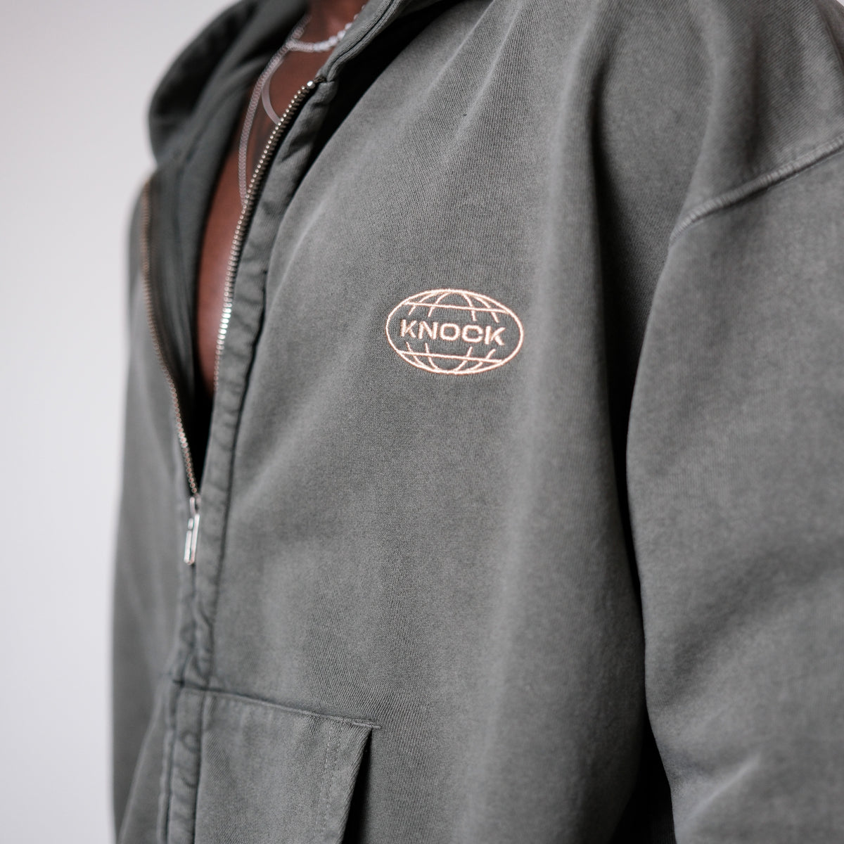 ASCENSION ZIP HOODIE | VINTAGE OLIVE