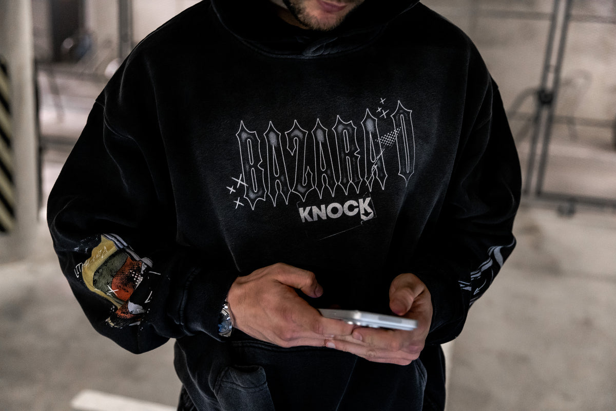BAZARA 0 x KNOCK HOODIE