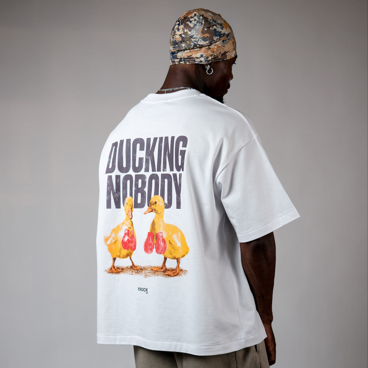 DUCKING NOBODY TEE | WHITE