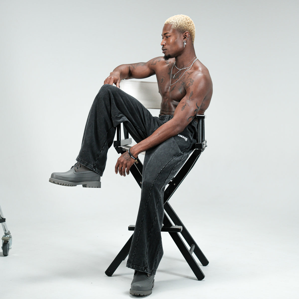 WIDE TERRY JOGGERS