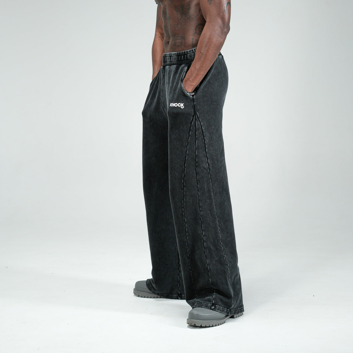 WIDE TERRY JOGGERS