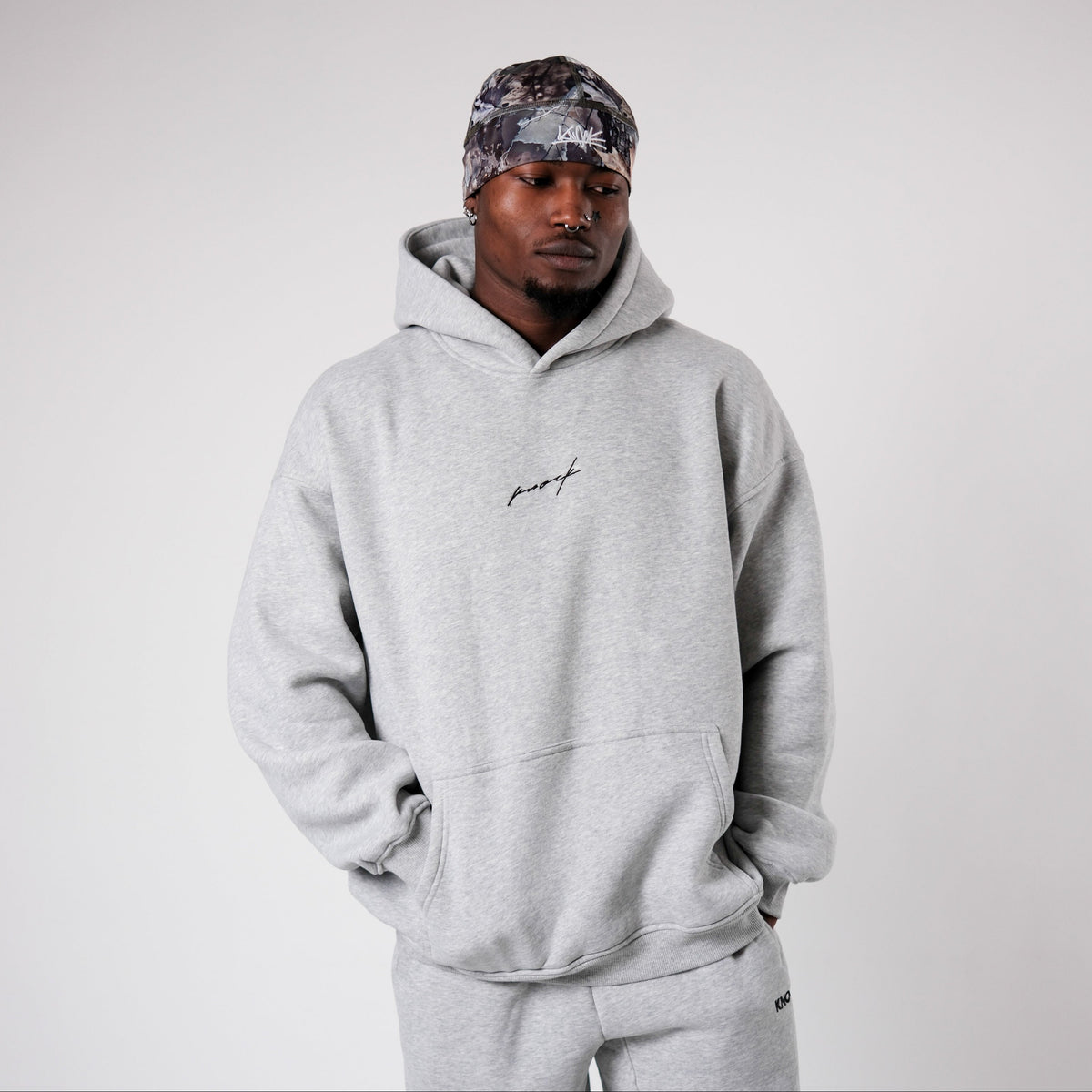 MID COUNT FLEECE OVERSIZED HOODIE | GREY