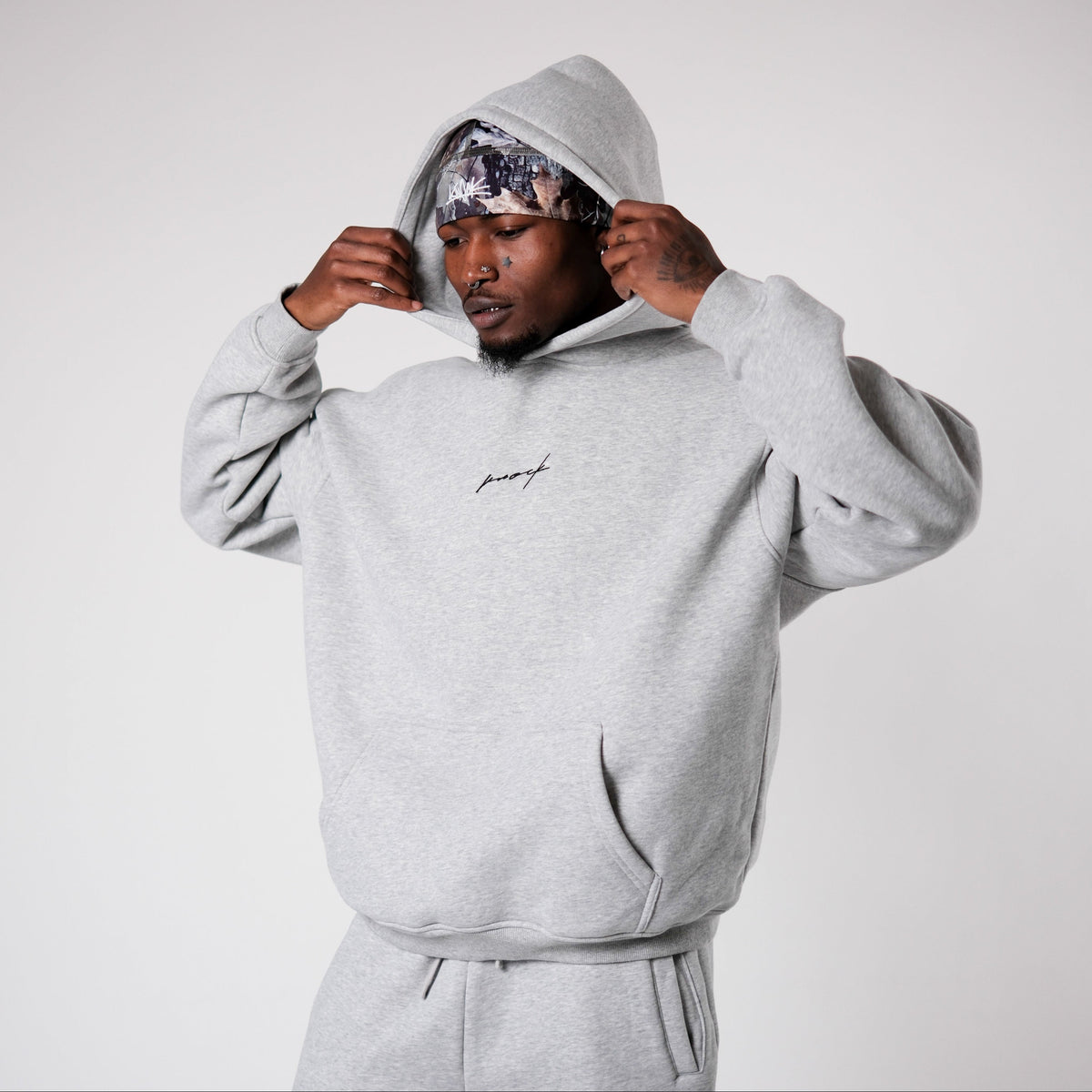 MID COUNT FLEECE OVERSIZED HOODIE | GREY