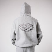 MID COUNT FLEECE OVERSIZED HOODIE | GREY