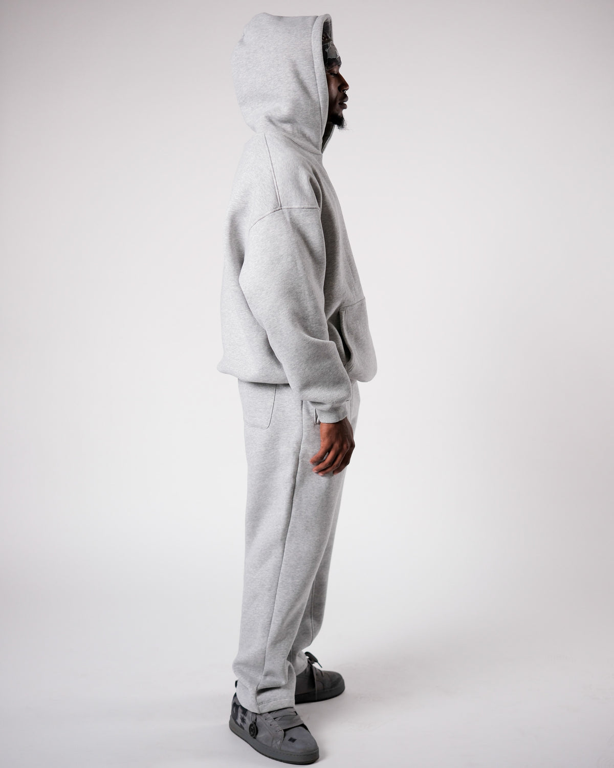MID COUNT FLEECE OVERSIZED HOODIE | GREY