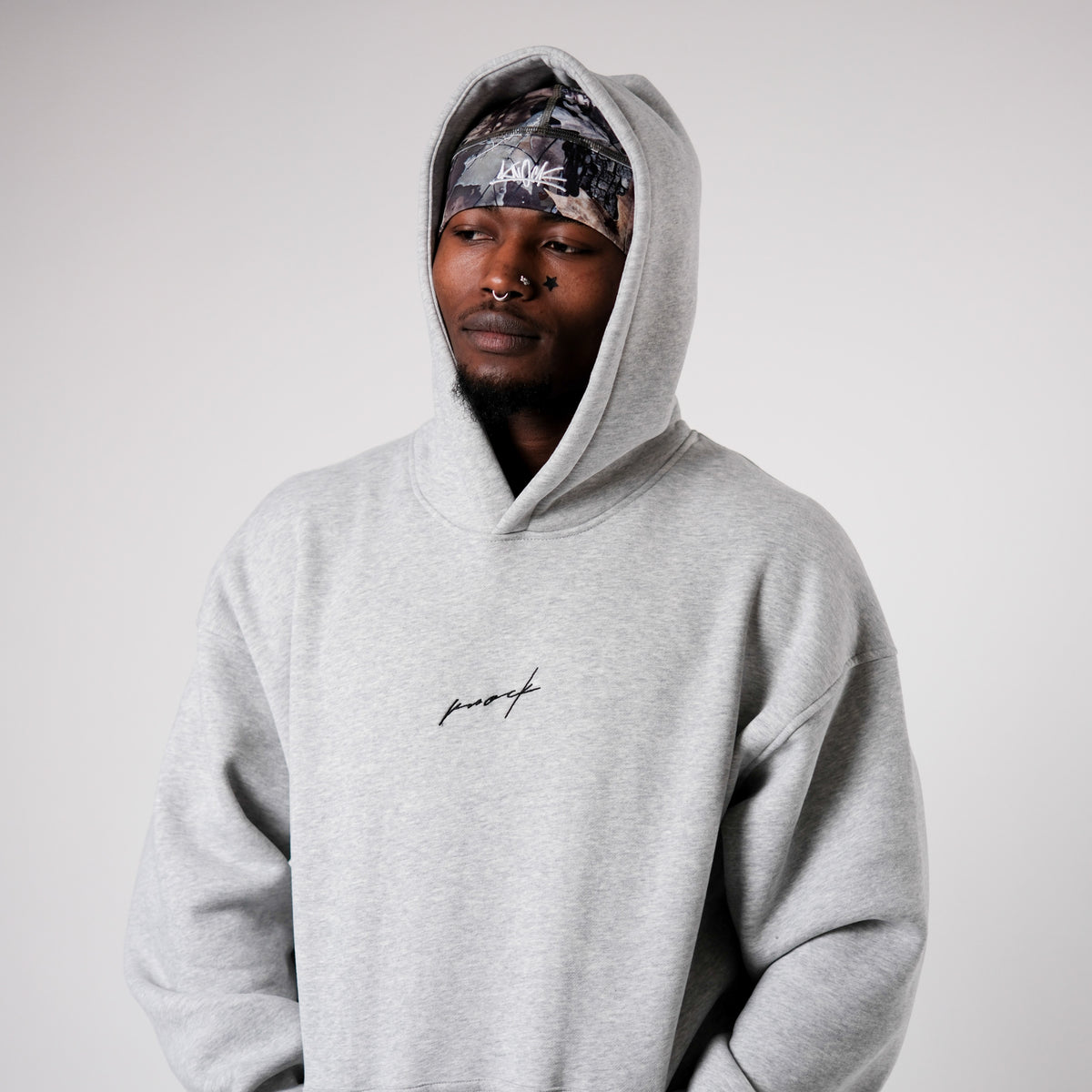 MID COUNT FLEECE OVERSIZED HOODIE | GREY