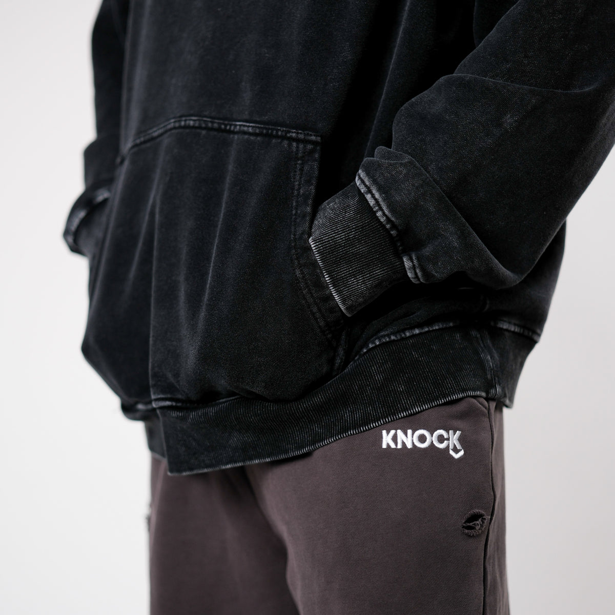 BRICKBOUND TERRY HOODIE | VINTAGE BLACK