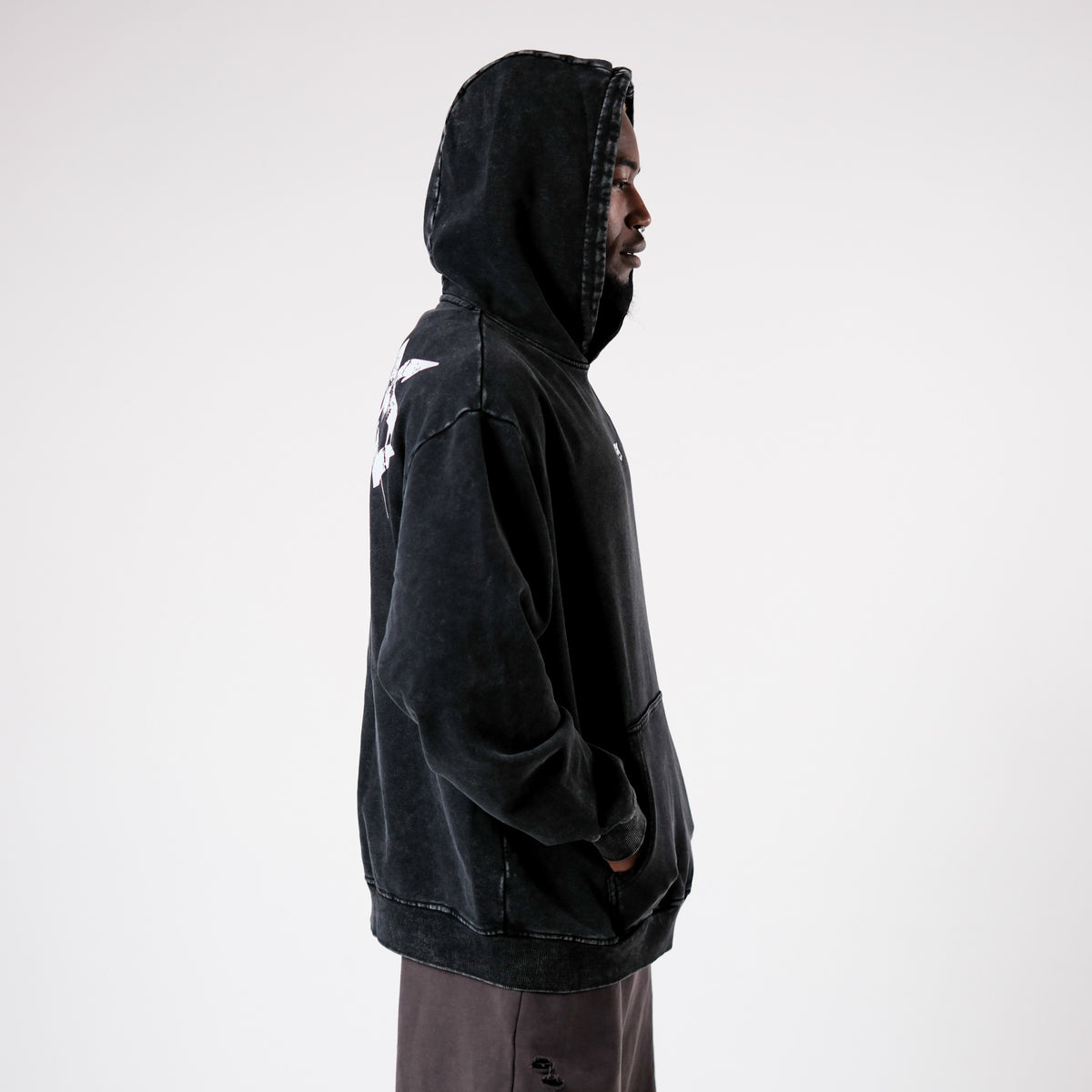BRICKBOUND TERRY HOODIE | VINTAGE BLACK