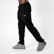 STRAIGHT CUT TERRY JOGGERS | BLACK
