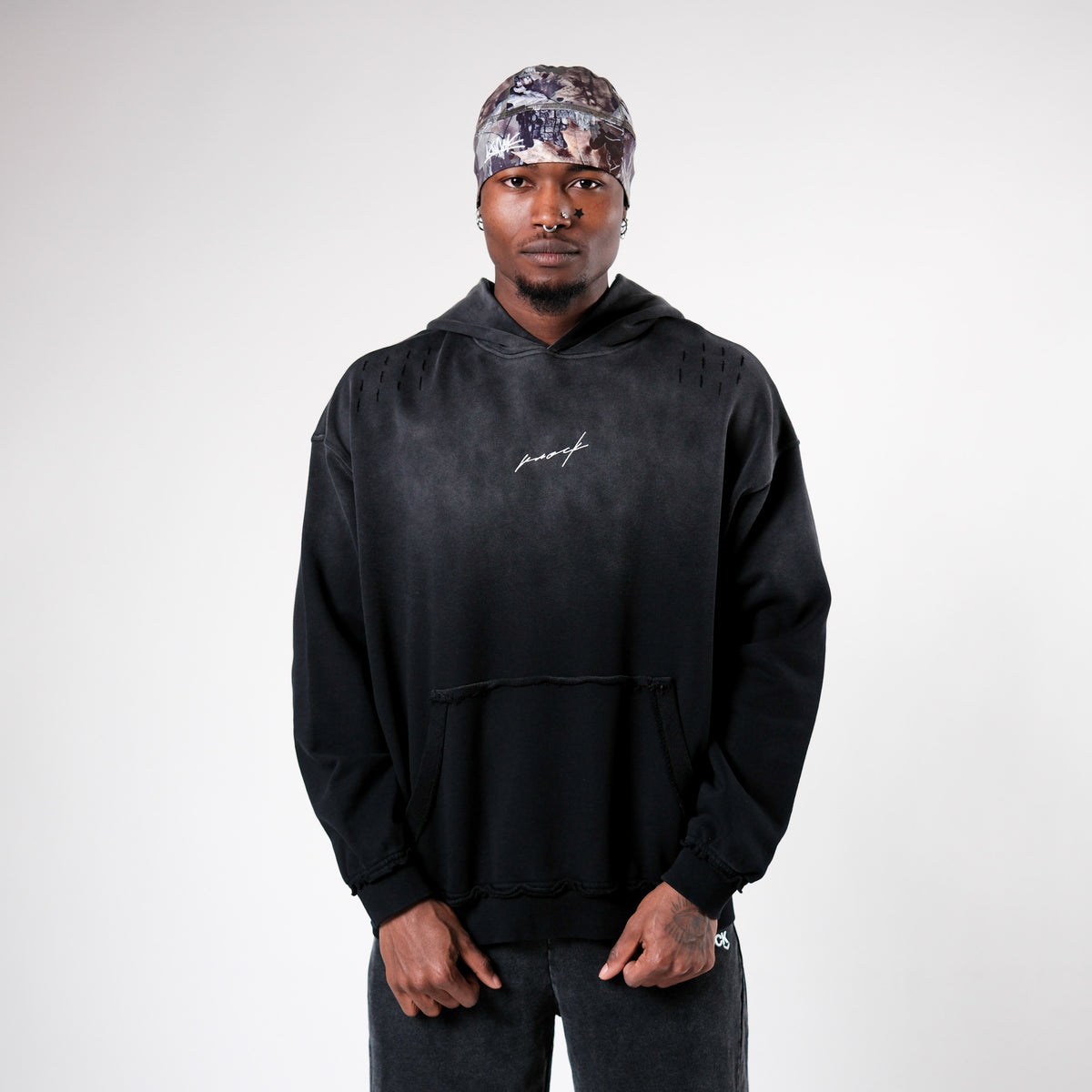 MID COUNT TERRY HOODIE | VINTAGE BLACK