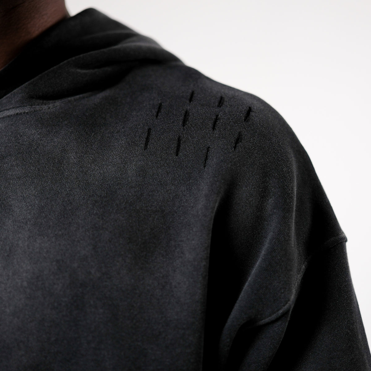 MID COUNT TERRY HOODIE | VINTAGE BLACK