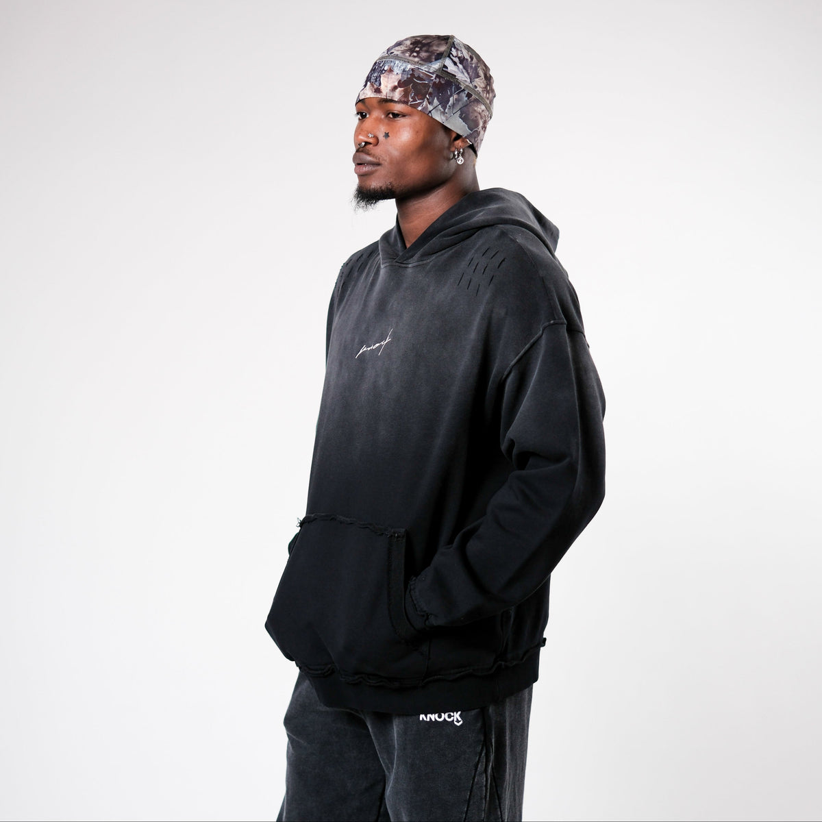 MID COUNT TERRY HOODIE | VINTAGE BLACK