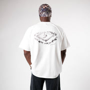 MID COUNT TERRY TEE | WHITE