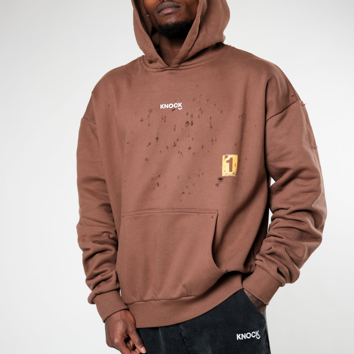 CASE CLOSED HOODIE | BROWN