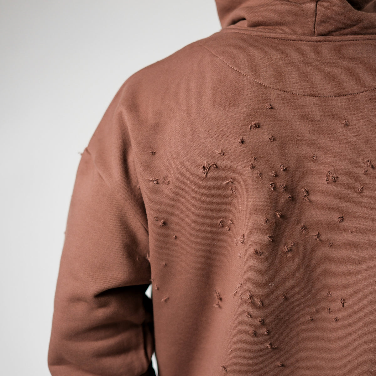 CASE CLOSED HOODIE | BROWN