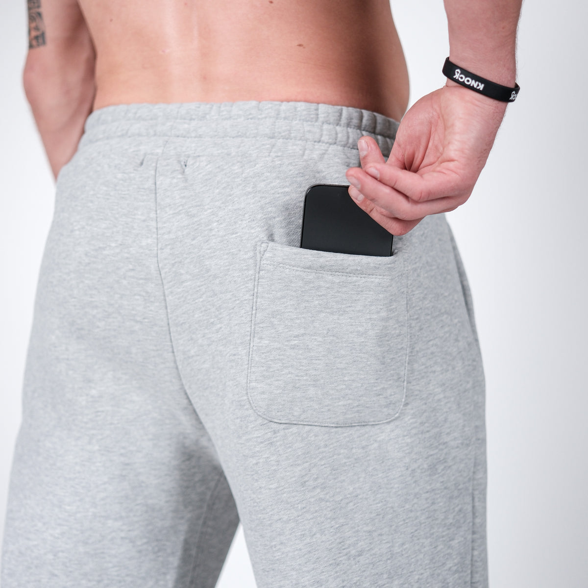 STRAIGHT CUT FLEECE JOGGERS | GREY