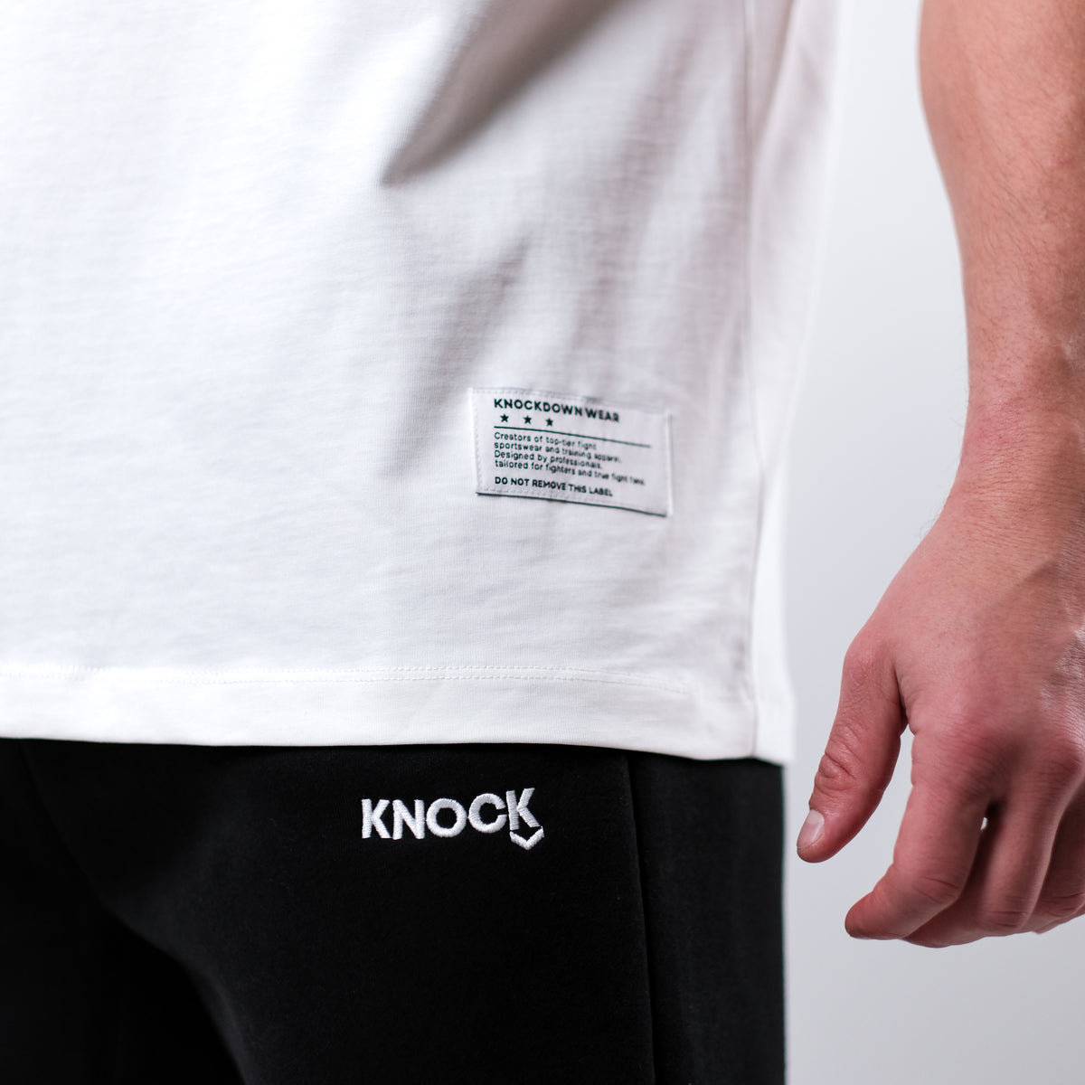 EMBRACE THE STRUGGLE OVERSIZED HEAVY TEE | WHITE