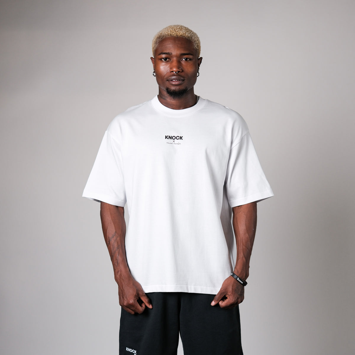 ANNA X KNOCK TEE | WHITE