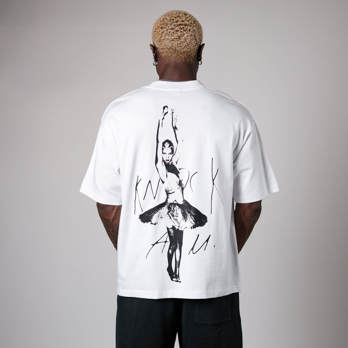 ANNA X KNOCK TEE | WHITE