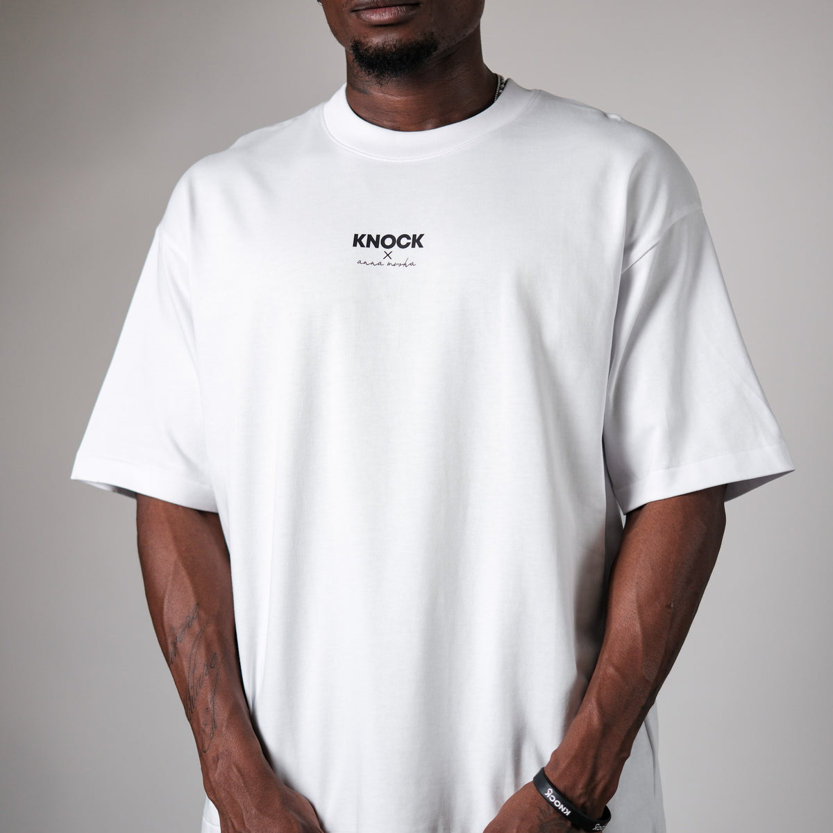 ANNA X KNOCK TEE | WHITE