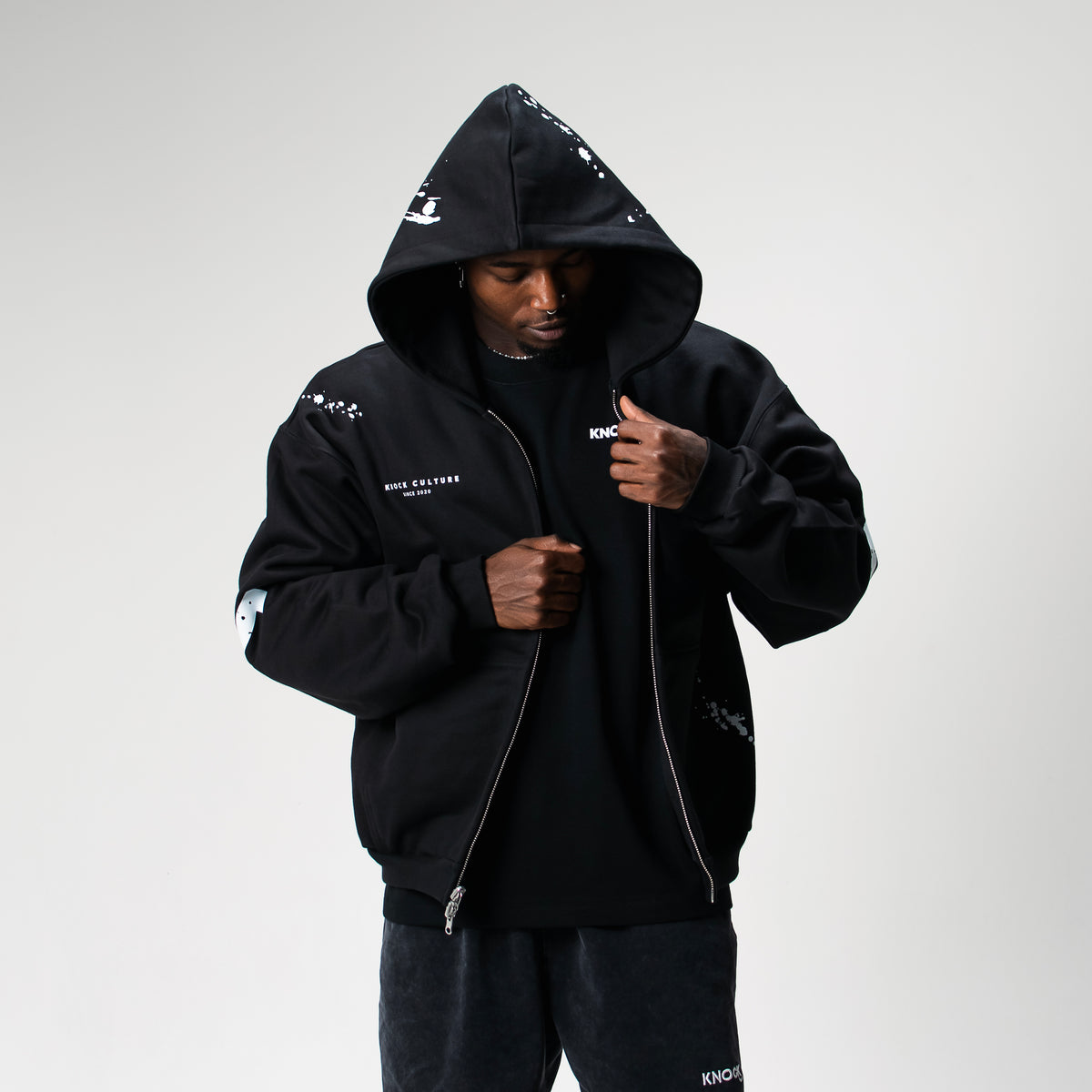 CULTURE REVERSIBLE ZIP HOODIE