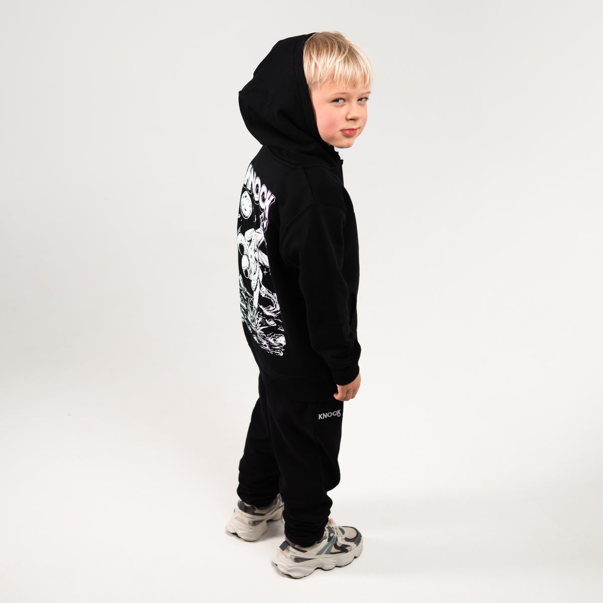 KIDS ASTROHIP ZIP HOODIE | BLACK