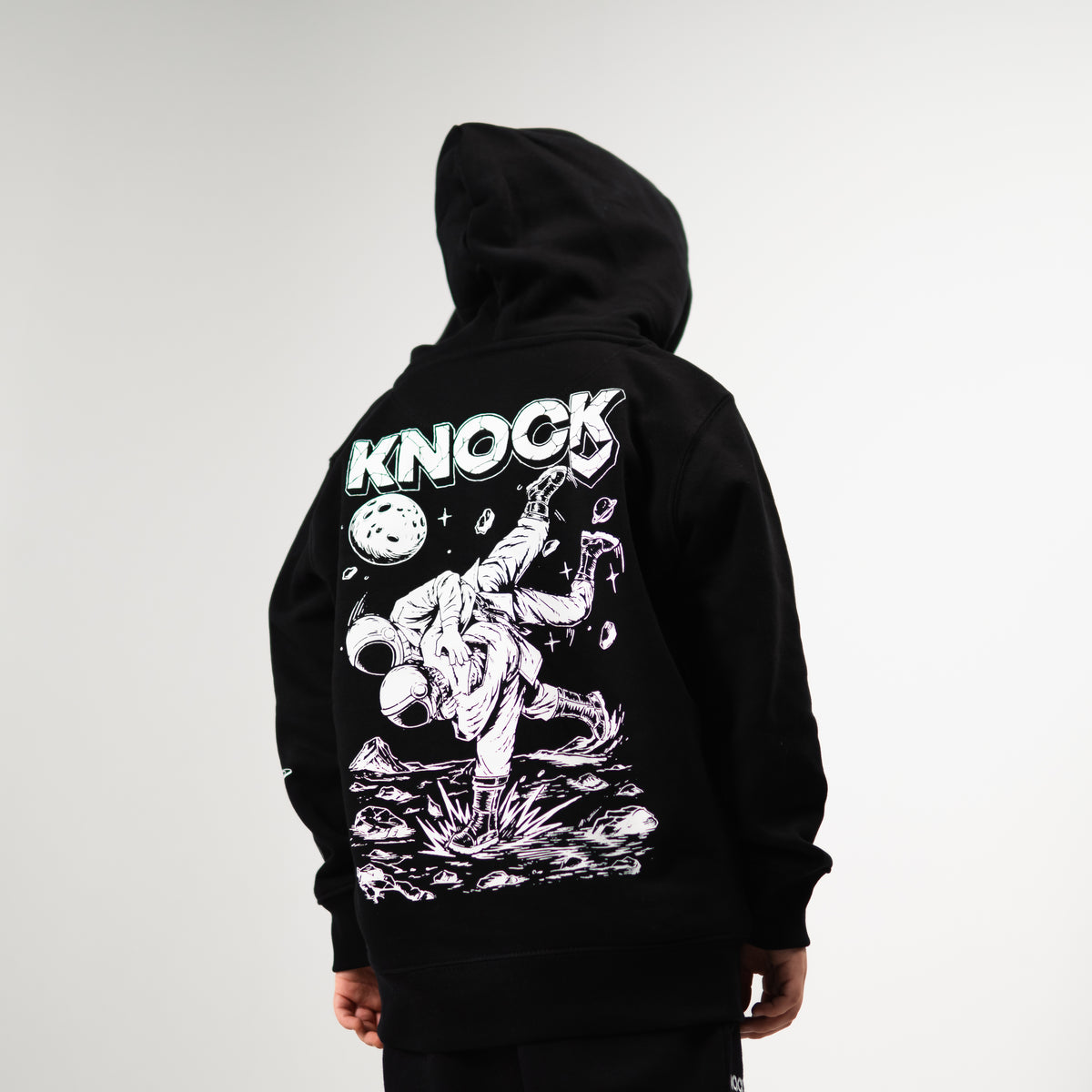 KIDS ASTROHIP ZIP HOODIE | BLACK