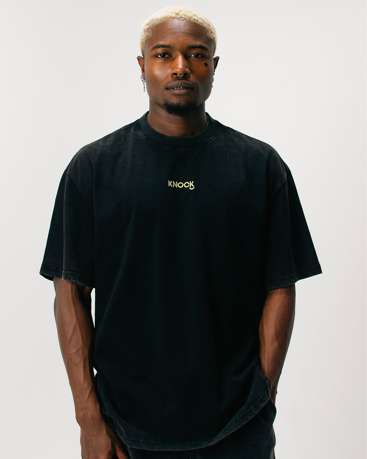 ASTROKNEE 2.0 TEE | VINTAGE BLACK