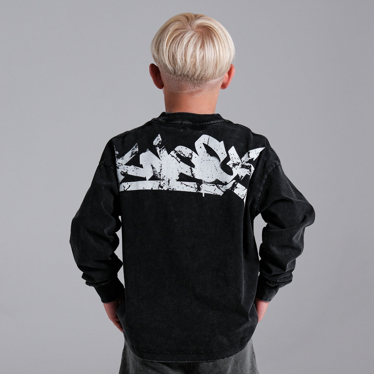 KIDS LONGSLEEVE | VINTAGE BLACK