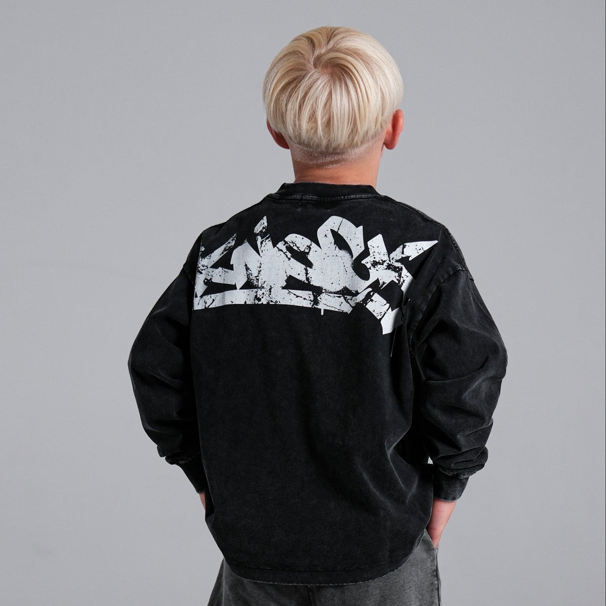 KIDS LONGSLEEVE | VINTAGE BLACK