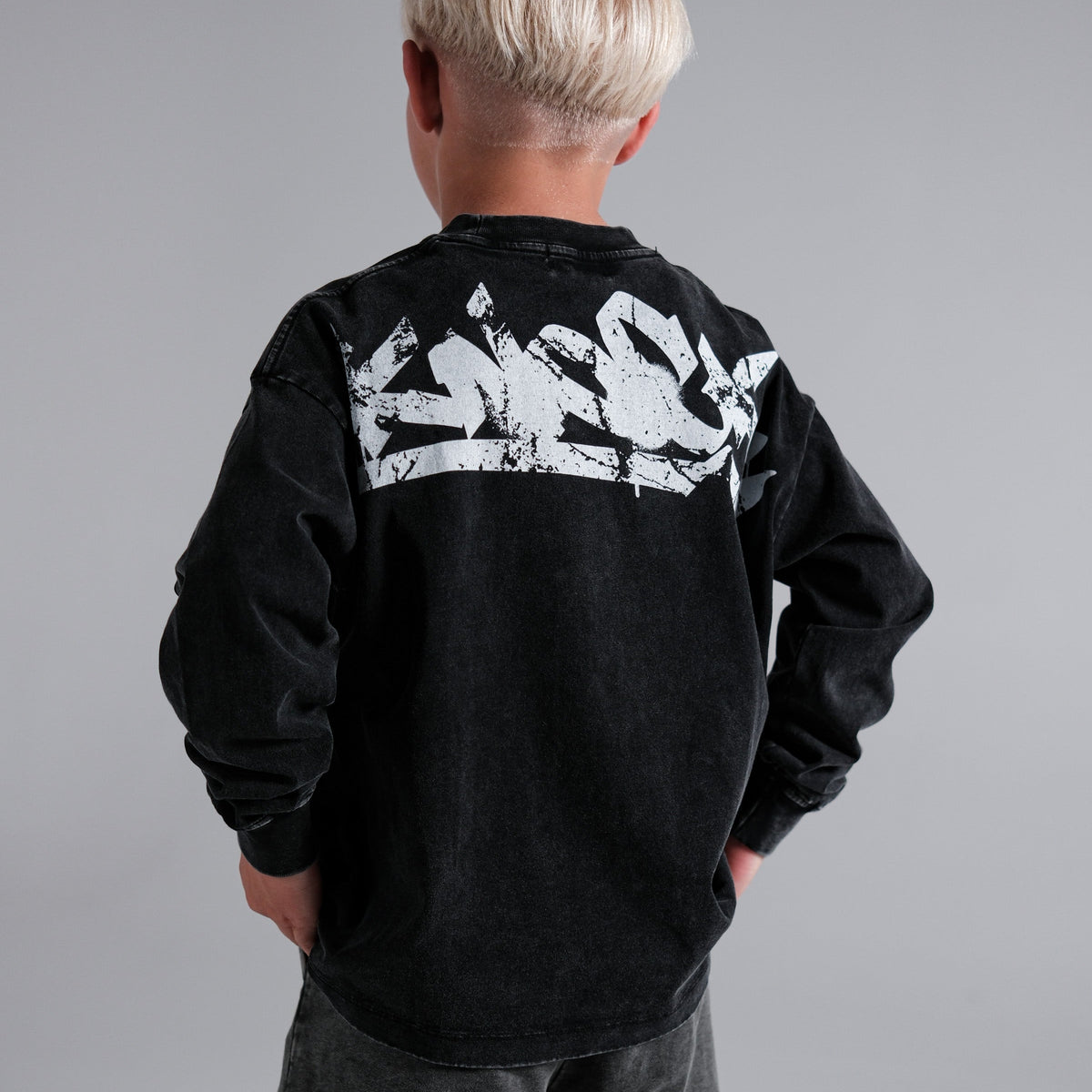 KIDS LONGSLEEVE | VINTAGE BLACK